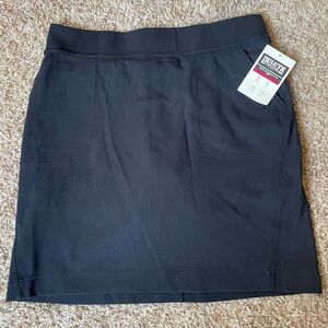 Duluth Trading Co Black Pencil Skirt
